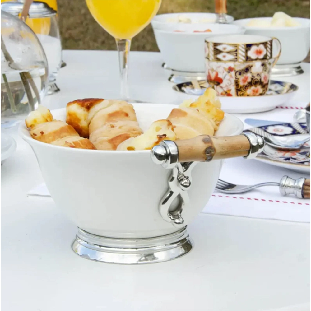 Tigela Bojuda Clássica Design By Somers Bambu 14 Cm