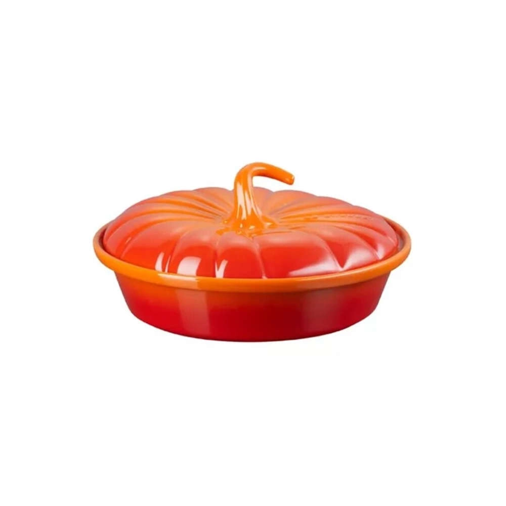 Travessa Abóbora Com Tampa Le Creuset 23 Cm Travessa Abóbora Com Tampa Le Creuset 23 Cm