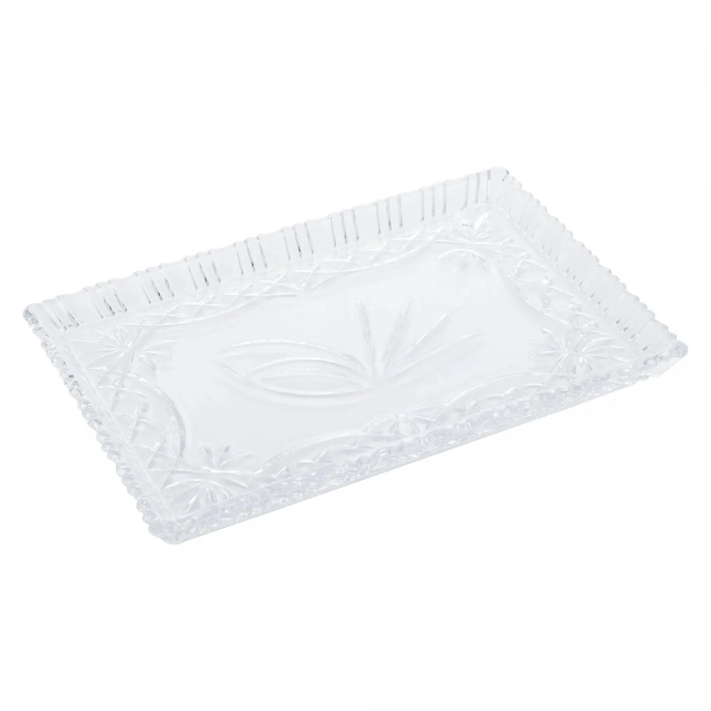 Travessa de Cristal Glasgow 34x15x2,5cm Travessa de Cristal Glasgow 34x15x2,5cm