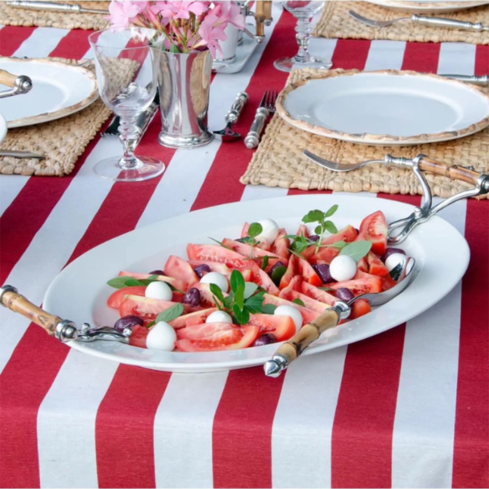 Travessa Oval Design By Somers Bambu 48 Cm