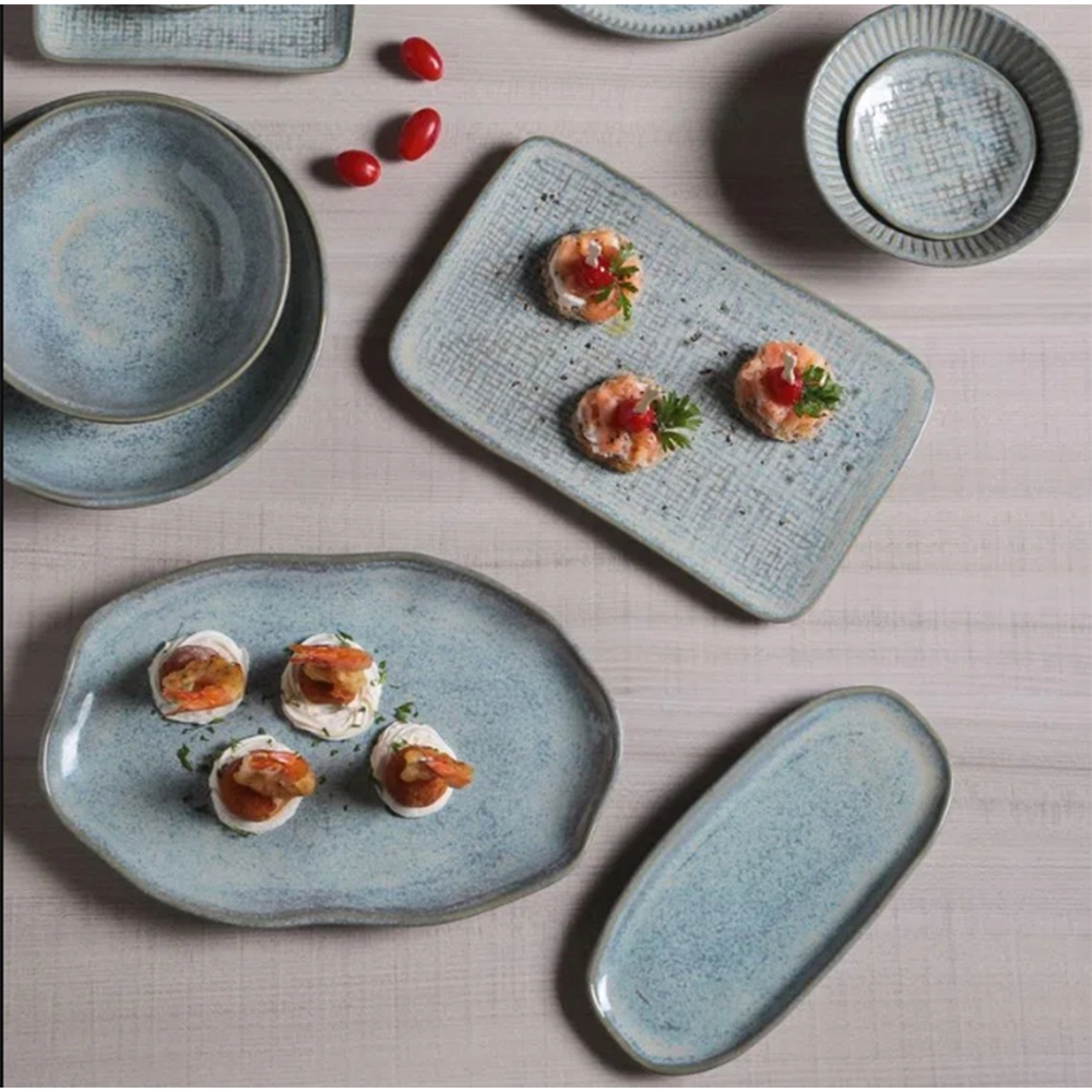 Travessa Oval Rasa Porto Brasil Bio Green Granite