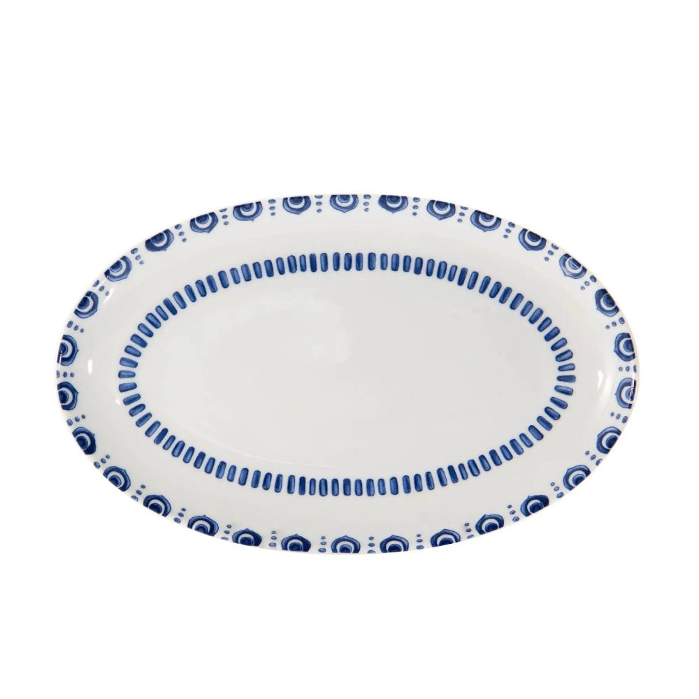 Travessa Oval Vista Alegre Azure 25 X 16 Cm