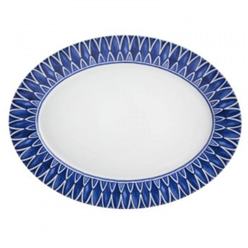 Travessa Oval Vista Alegre Azure Grande Travessa Oval Vista Alegre Azure Grande