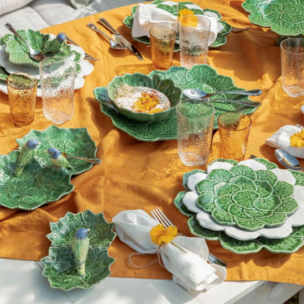 Travessa Retangular Bordallo Pinheiro Sardinheira 4 X 39 Cm