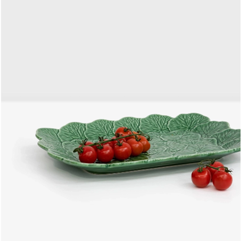 Travessa Retangular Bordallo Pinheiro Sardinheira 4 X 39 Cm