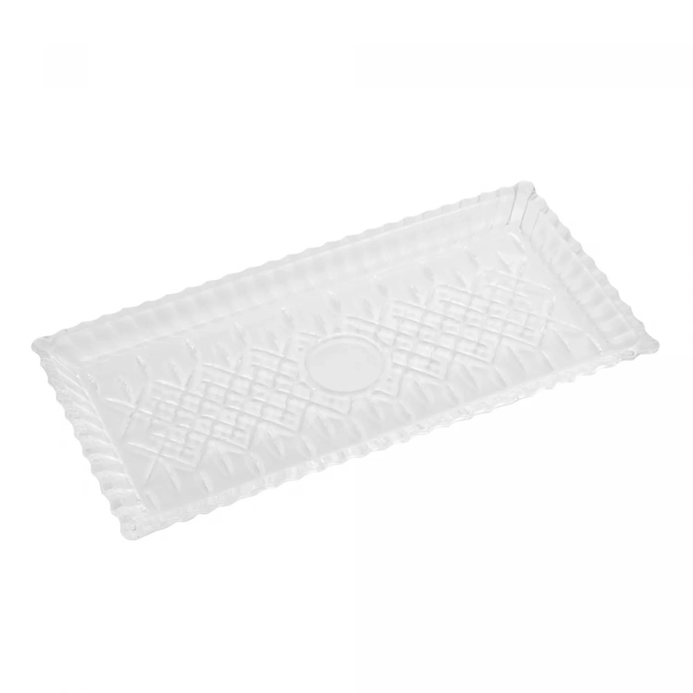Travessa Retangular Wolff Lys Transparente 34 X 17 Cm Travessa Retangular Wolff Lys Transparente 34 X 17 Cm