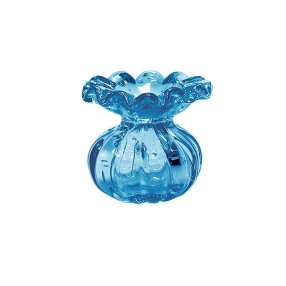 Vaso Batllo Cristais D´labone Aquamarine 8 X 9 Cm