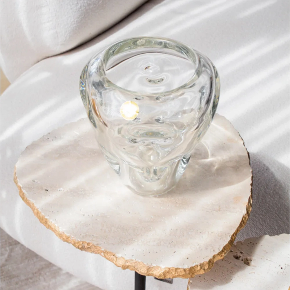 Vaso Cristais D´labone Peômia 19 X 19 Cm Vaso Cristais D´labone Peômia 19 X 19 Cm