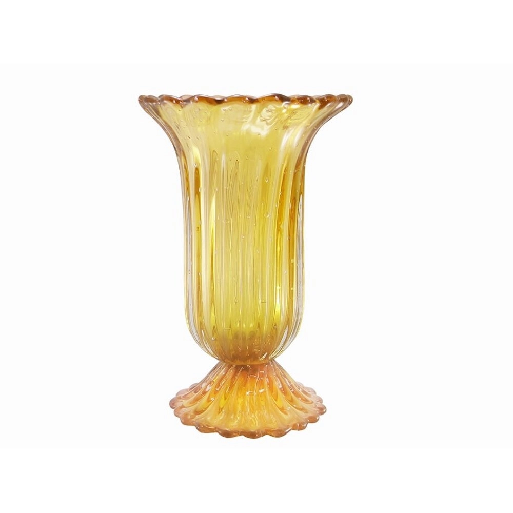 Vaso Franca Cristais D´labone Ambar 42 X 25 Cm