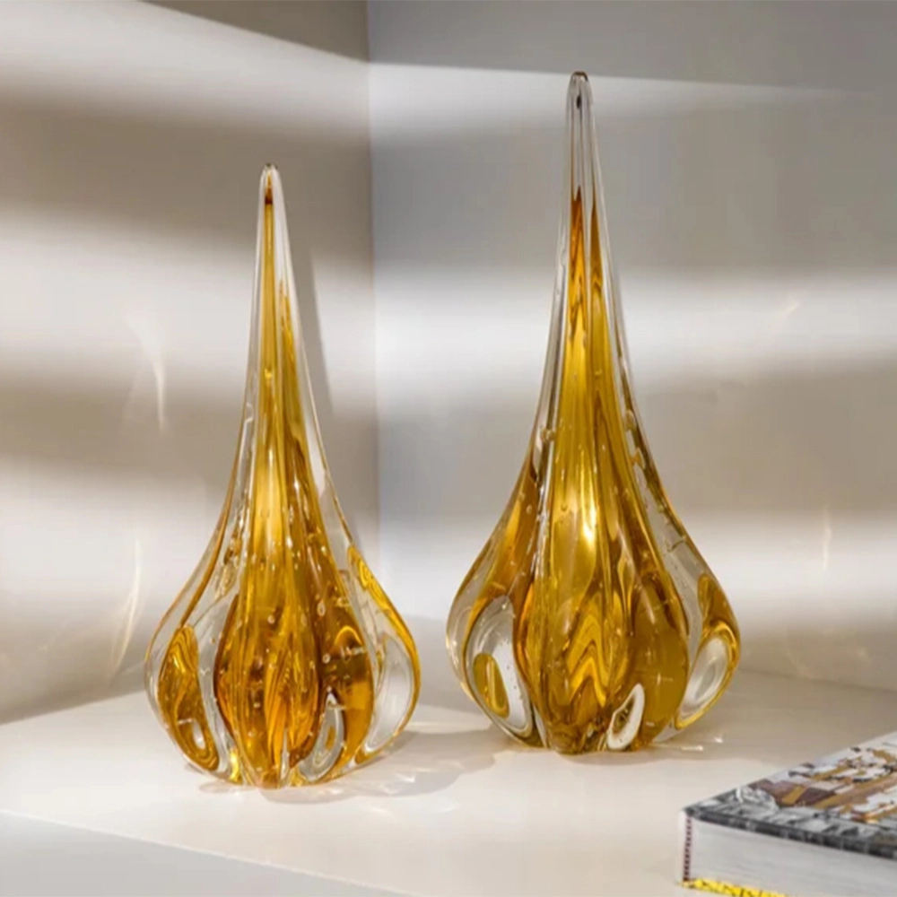 Vaso Gota Fênix Cristais D´labone 25 X 13 Cm Vaso Gota Fênix Cristais D´labone 25 X 13 Cm