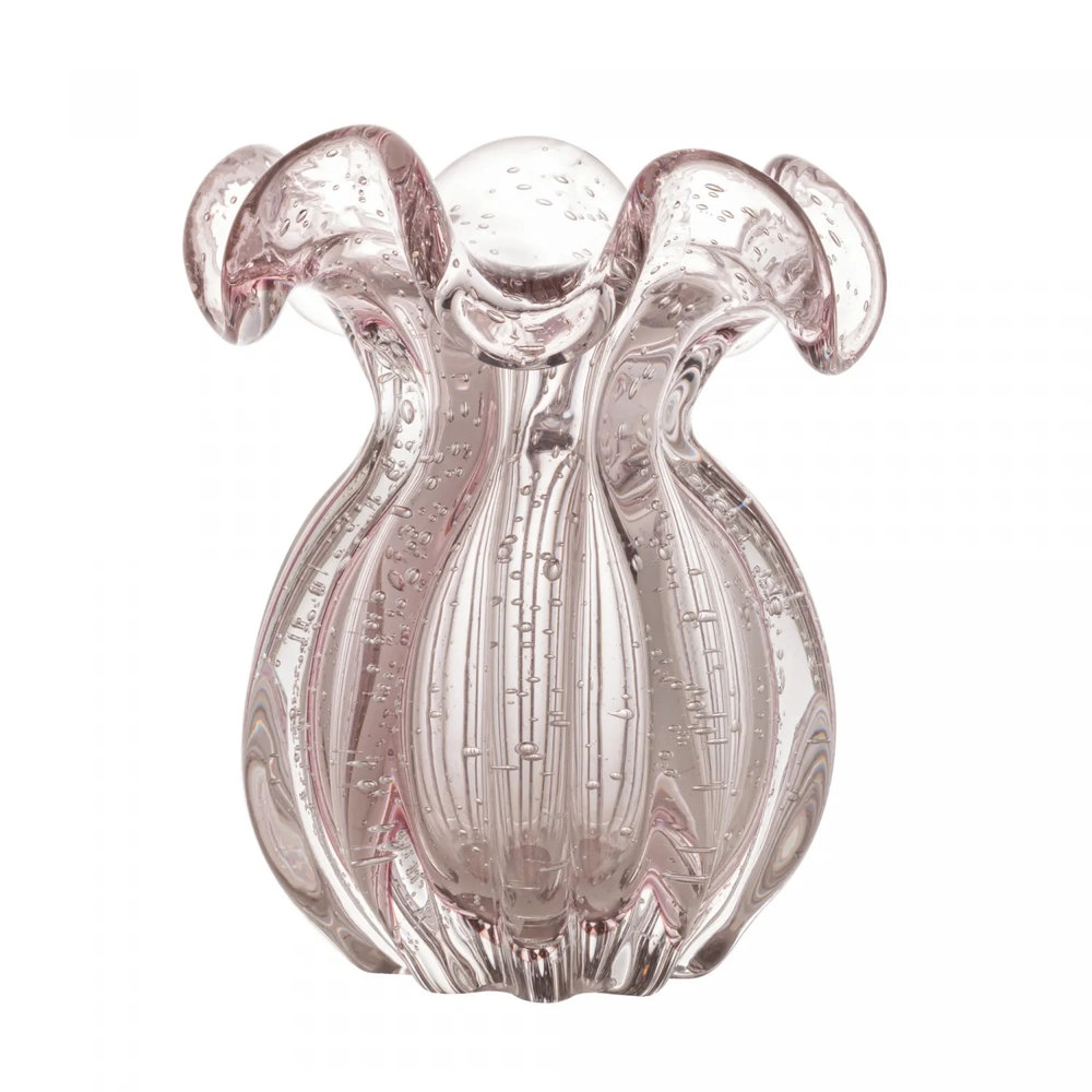 Vaso Lyor Italy Rosa Claro 13 X 17 Cm Vaso Lyor Italy Rosa Claro 13 X 17 Cm