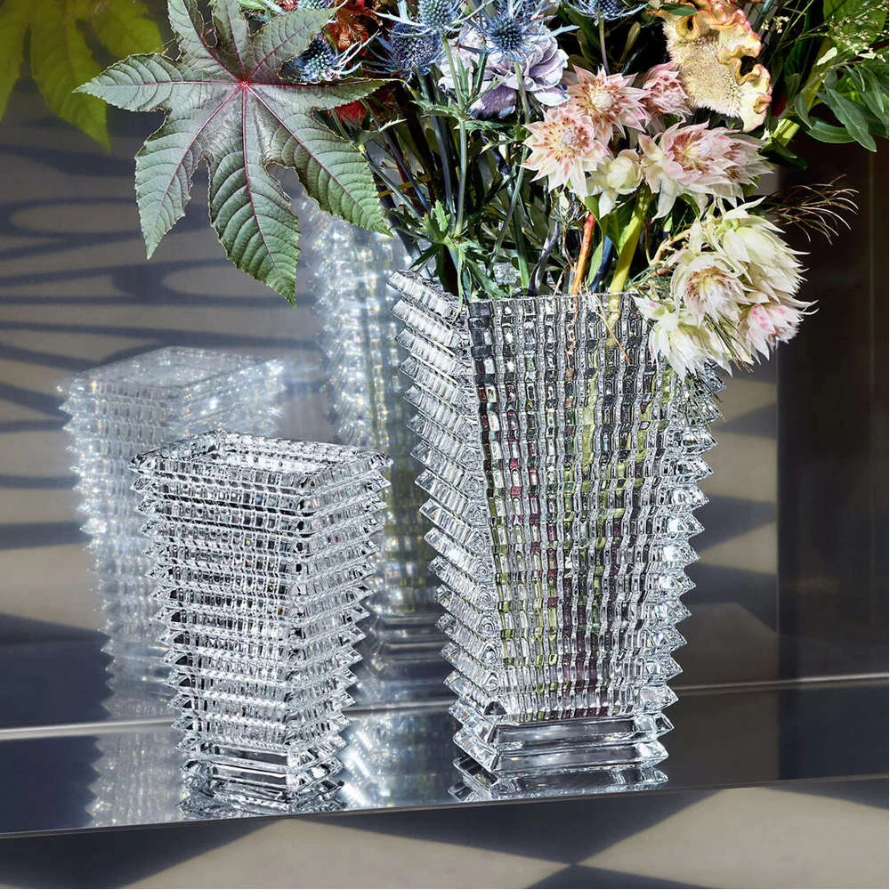 Vaso Retangular Em Cristal Baccarat Eye