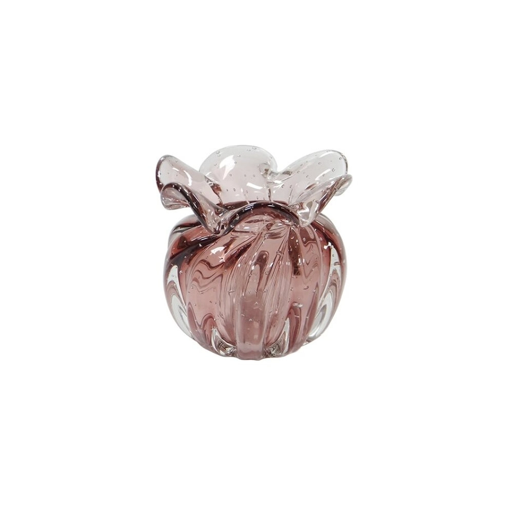 Vaso Torcello Cristais D´labone Rubi 14 X 14 Cm Vaso Torcello Cristais D´labone Rubi 14 X 14 Cm