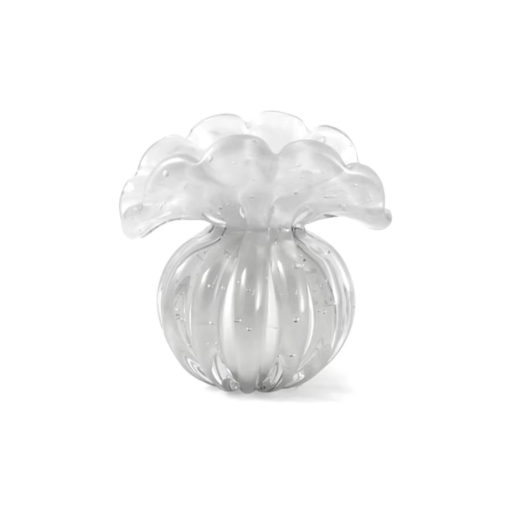 Vaso Toscana Cristais D´labone Quartzo Perola 10 X 10 Cm Vaso Toscana Cristais D´labone Quartzo Perola 10 X 10 Cm