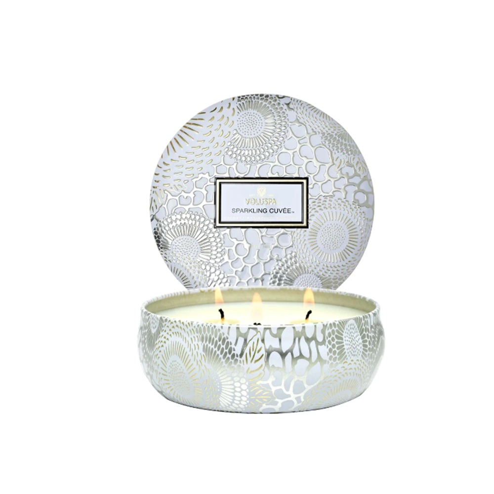 Vela Lata 3 Pavios 60h Voluspa Coleção Japonica