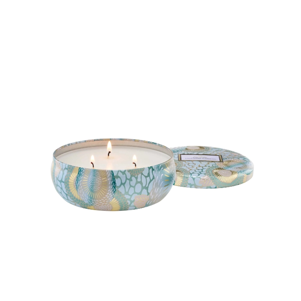 Vela Lata 3 Pavios 60h Voluspa Coleção Japonica