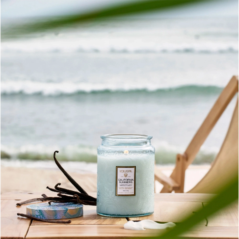 Vela Pote de Vidro Grande 100h Voluspa Coleção Japonica Vela Pote de Vidro Grande 100h Voluspa Coleção Japonica