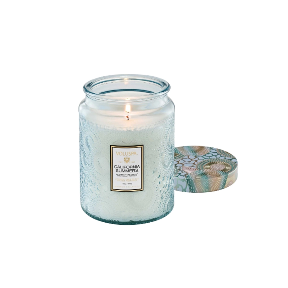 Vela Pote de Vidro Grande 100h Voluspa Coleção Japonica Vela Pote de Vidro Grande 100h Voluspa Coleção Japonica