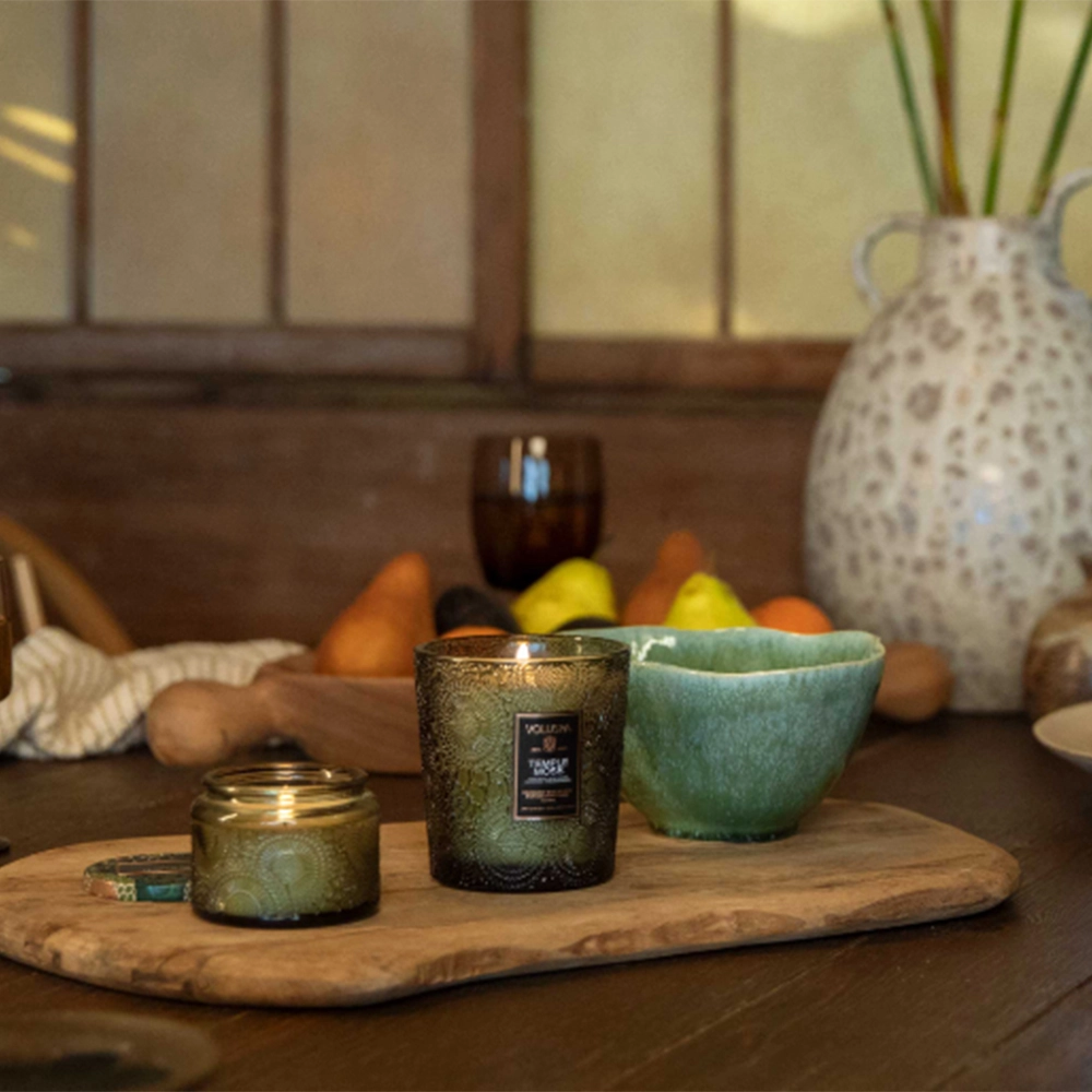 Vela Pote de Vidro Pequena 25h Voluspa Coleção Japonica Vela Pote de Vidro Pequena 25h Voluspa Coleção Japonica