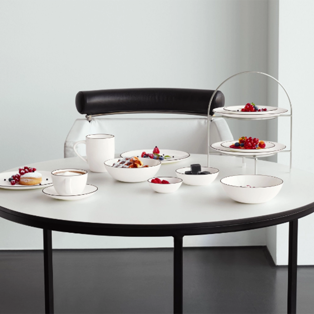 Xícara Para Café Com Pires Asa Selection Ligne Noire 210 Ml - Cada