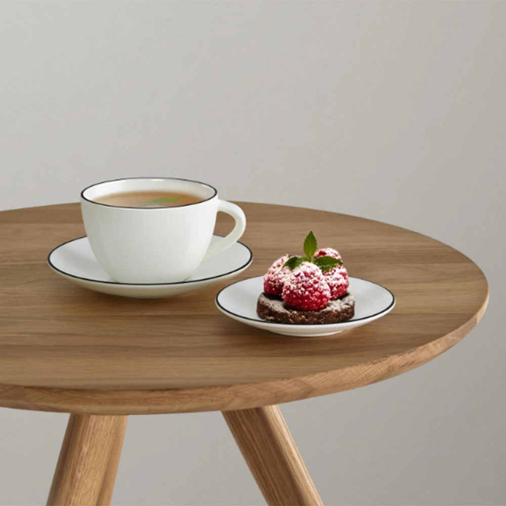 Xícara Para Café Espresso Com Pires Asa Selection Ligne Noire 70 Ml - Cada