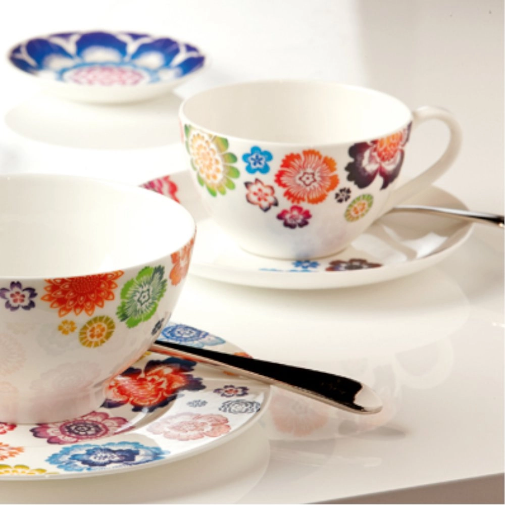 Xicara Para Cafe da Manha Anmut Bloom Villeroy e Boch Xicara Para Cafe da Manha Anmut Bloom Villeroy e Boch