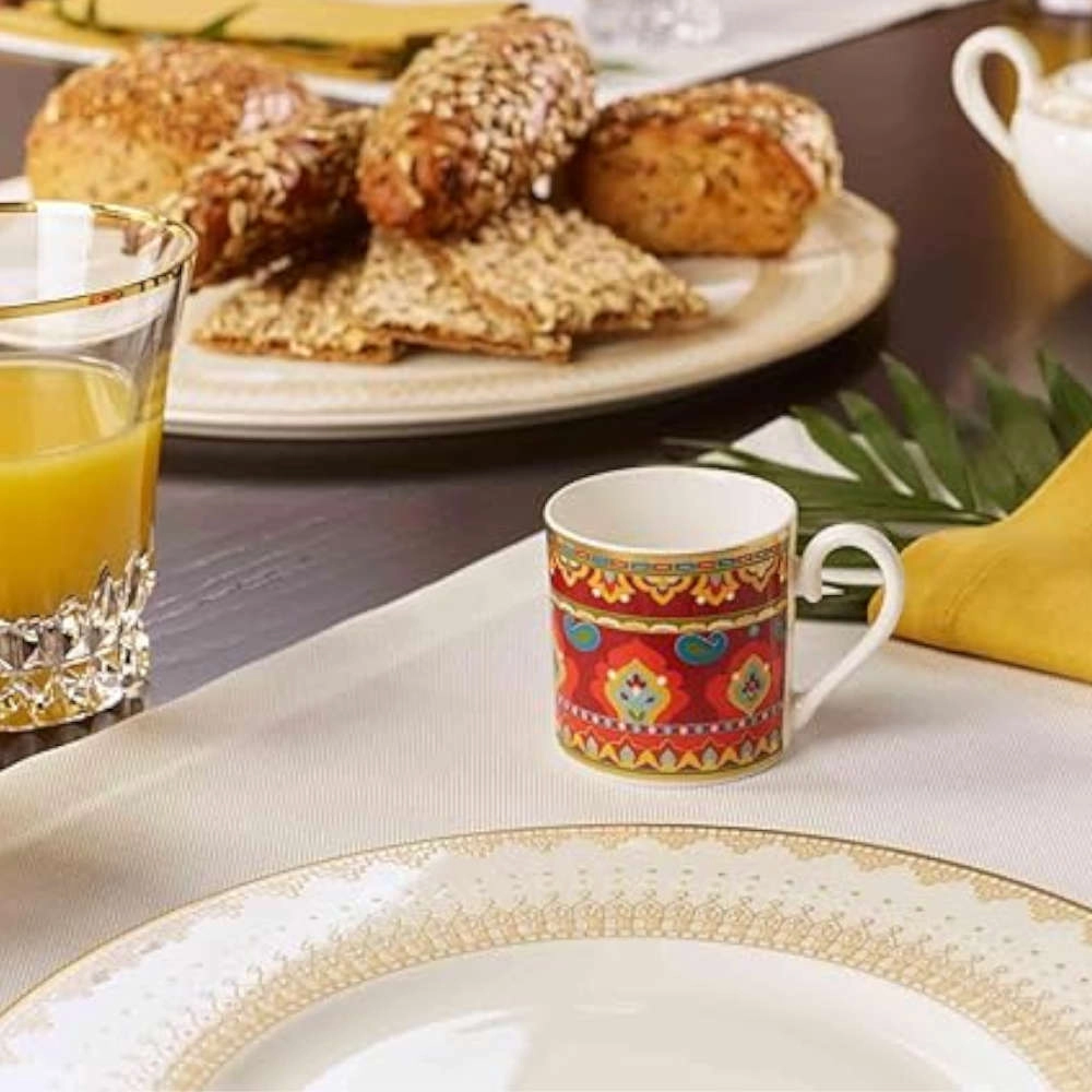 Xicara Para Cafe Samarkand Rubin Villeroy e Boch Xicara Para Cafe Samarkand Rubin Villeroy e Boch