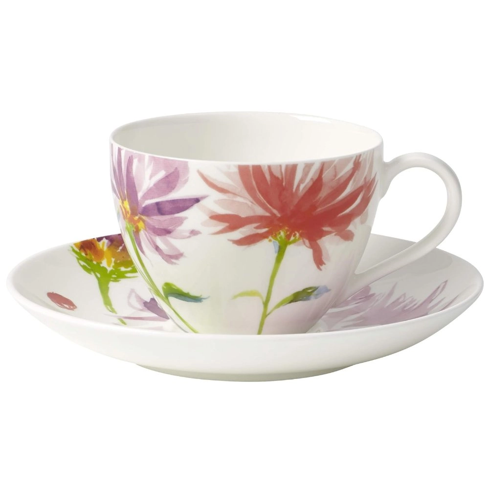 Xicara Para Cha  Anmut Flowers Villeroy e Boch